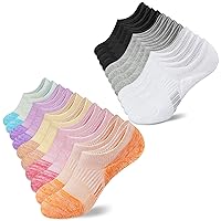 No Show Socks Womens Athletic Cushioned Moisture Ankle Socks Size 5-8