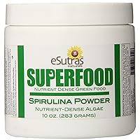 Esutras Organics Raw Spirulina, 10 Ounce