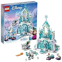 Disney Frozen Elsa's Magical Ice Palace 43172 Toy Castle Building Kit with Mini Dolls, Castle Playset with Popular Frozen Characters Including Elsa, Olaf, Anna and More (701 Pieces)