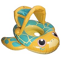 SwimWays Sun Canopy Baby Boat - Turtle