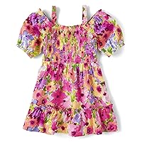 The Children's Place Baby Girls' One Size and Toddler Short Sleeve Dressy Special Occasion Dresses