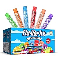 Popsicle Variety Pack of 1.5 Oz Freezer Bars, Assorted Flavors, 100 Count