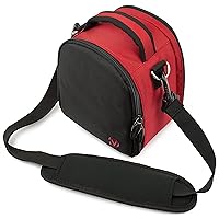 Vangoddy Carrying Handbag for General Imaging X600 Digital Camera Red