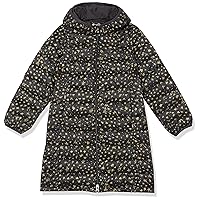 Amazon Essentials Girls and Toddlers' Long Lightweight Hooded Puffer Jacket