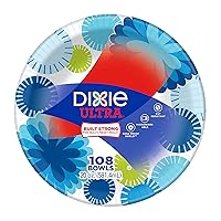 Dixie Ultra Paper Bowls, 20 oz, 108 Count Dixie Ultra Paper Bowls, 20 oz, 108 Count