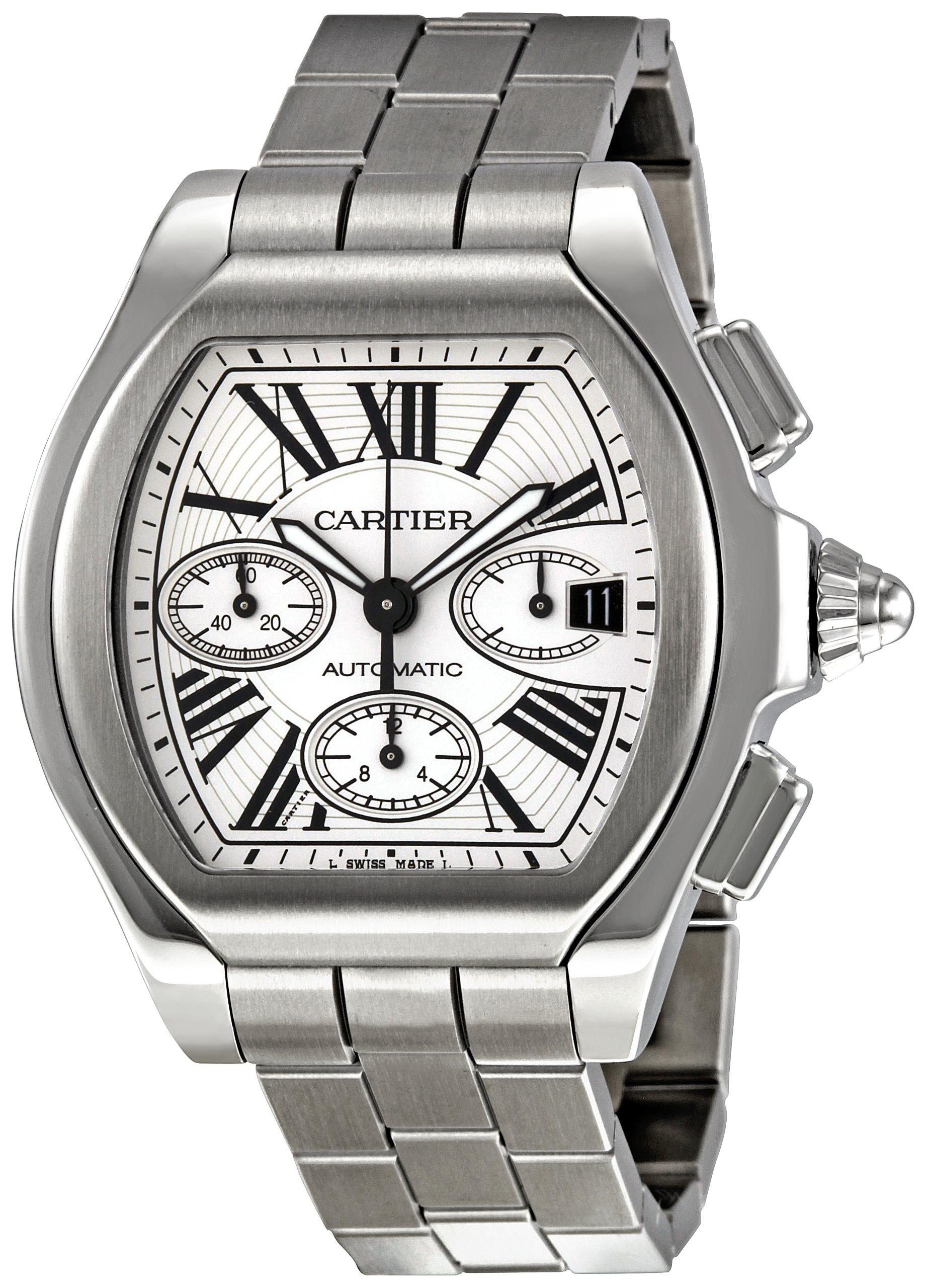 Cartier Men's W6206019 Roadster Silver Dial Watch