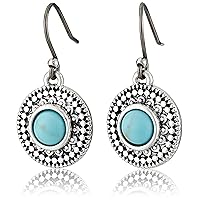 Lucky Brand Turquoise-Hued Drop Earrings
