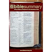 Bible Summary: Every Chapter in 140 Characters or Less Bible Summary: Every Chapter in 140 Characters or Less Paperback Kindle