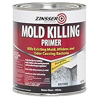 Rust-Oleum Zinsser 276087 Mold Killing Primer, Quart, White