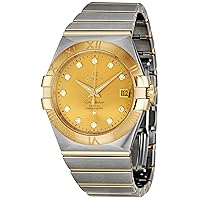 Omega Men's 123.20.35.20.58.001 Constellation Champagne Dial Watch