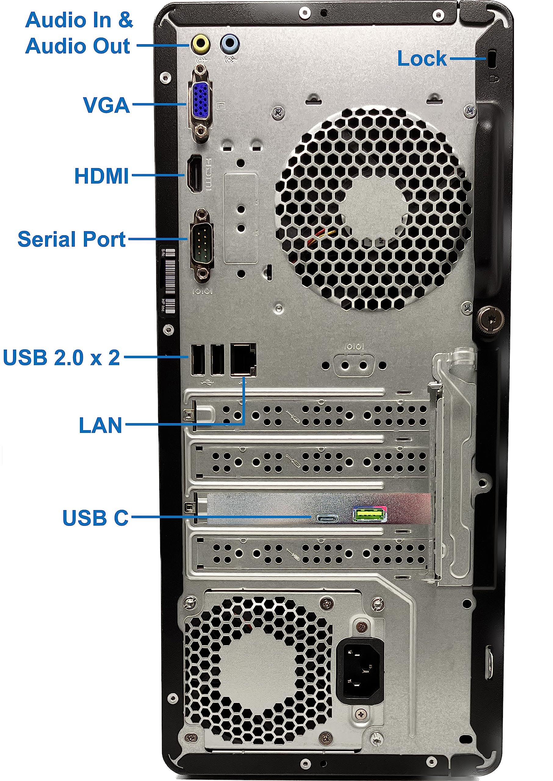 HP 290 G9 Pro Tower, i7-12700K, 64GB RAM, 4TB NVMe SSD, USB C, HDMI, VGA, Wi-Fi, Bluetooth, Windows 11 Pro