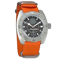 Amphibian Automatic Mens Wristwatch Self-Winding Military Diver Amphibia Case Wrist Watch #150526