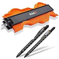 RAK Multi-Tool 2Pc Pen Set Bundle with Contour Gauge (10 Inch Lock)