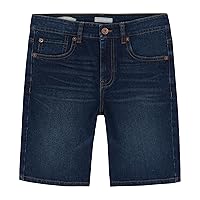 Lucky Brand Boys' Classic Fit Denim Shorts, 5-Pocket Style, Zipper Fly & Button Closure