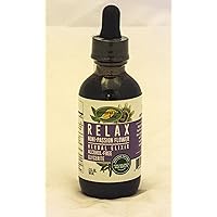 Relax Herbal Elixir Alcohol Free Glycerite 2 oz. Liquid Noni and Passion Flower