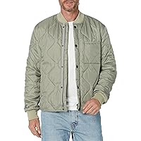 Joe's Jeans Men's Rory Quilted Bomber, Dried Sage