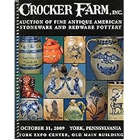Crocker Farm, Inc. Auction of Fine Antique American Stoneware and Redware Pottery, October 31, 2009