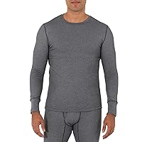Men's Recycled Waffle Thermal Underwear Crew Top (1 and 2 Packs)