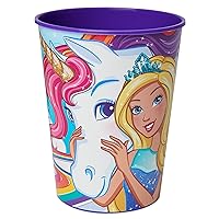 American Greetings Barbie Party Supplies, 16 oz. Plastic Party Cups (8-Count)