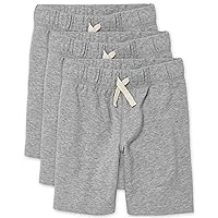 The Children's Place boys French Terry Shorts, Smoke Gray, Small