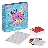 Ridley’s That’s So 90’s Trivia Card Game – Quiz Game for Kids and Adults – 2+ Players – Includes 1,000 Unique Questions – Fun Family Game – Makes a Great Gift