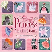 Princess Matching Game (Memory Matching Games for Toddlers, Matching Games for Kids, Preschool Memory Games)
