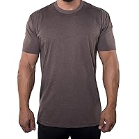 Men's T-Shirts, Cotton/Poly Shirts for Men, Crew Neck Tees