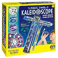 Creativity for Kids Magic Swirl Kaleidoscope Kit - Make Your Own Kaleidoscope for Kids, STEM Toys, Medium