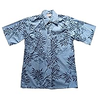 Made in USA Men's Mini Tahitian Reverse Aloha Shirt