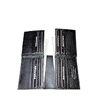 U-Shaped wallet with 16 Credit Card Slots, 2 license windows and 2 bill compartments