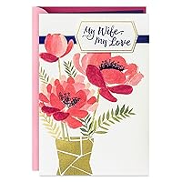 Hallmark Mothers Day Card for Wife (You Mean the World to Me)