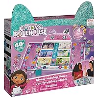 Spin Master Games Gabby’s Dollhouse, Meow-Mazing Board Game Based on The DreamWorks Netflix Show with 4 Kitty Headbands, for Families & Kids Ages 4 and up