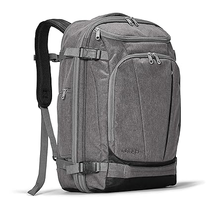 eBags TLS Mother Lode Weekender Convertible Carry-On Travel Backpack - Fits 19 Inch Laptop - (Heathered Graphite)