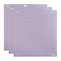 Cricut StrongGrip Cricut Cutting Mat 12in x 12in, Craft Mat for Cricut Maker & Explore, Use with Heavyweight Materials - Specialty Cardstock, Matboard & More, Reusable, Clear Protective Film (3 Count)