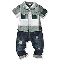 Renotemy Baby Boy Clothes Summer Infant Toddler Boy Outfits Clothes Set Short Top Pants Outfits Clothing For Boys
