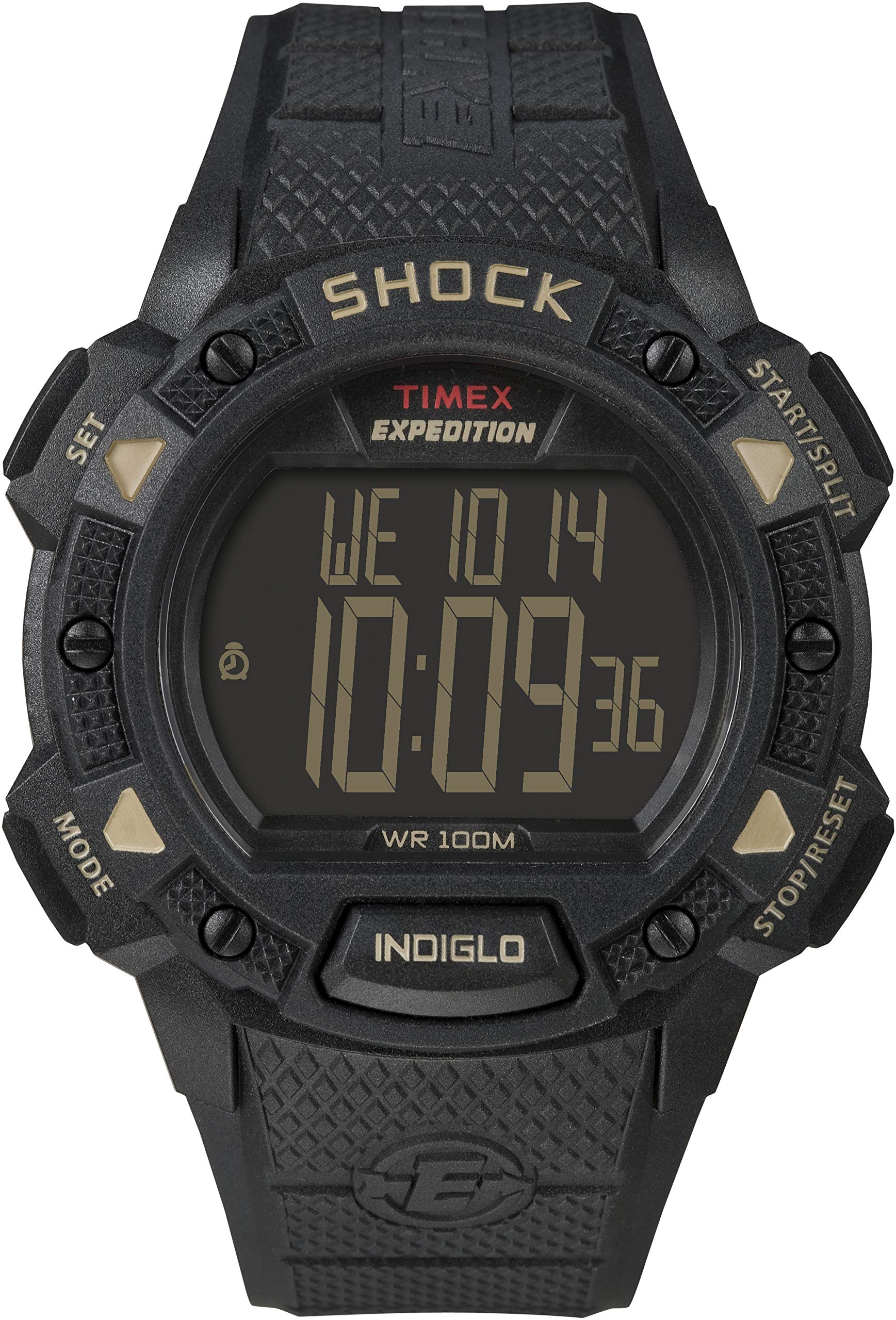 Timex Men's Expedition Digital Shock CAT Resin Strap Watch