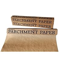Regency Wraps Parchment Paper For Non-Stick Cooking and Baking, Lining Cookie Sheets, Cake Pans, Air Fryer and Microwave safe, Greaseproof, Natural, 20ft Roll (pack of 3)