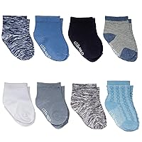 Little Me Baby Boys Loose & Snug Fit Infant Socks, Multi, 0-12 Months US