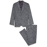 Isaac Mizrahi Slim Fit Boy's Tweed Splash Suit