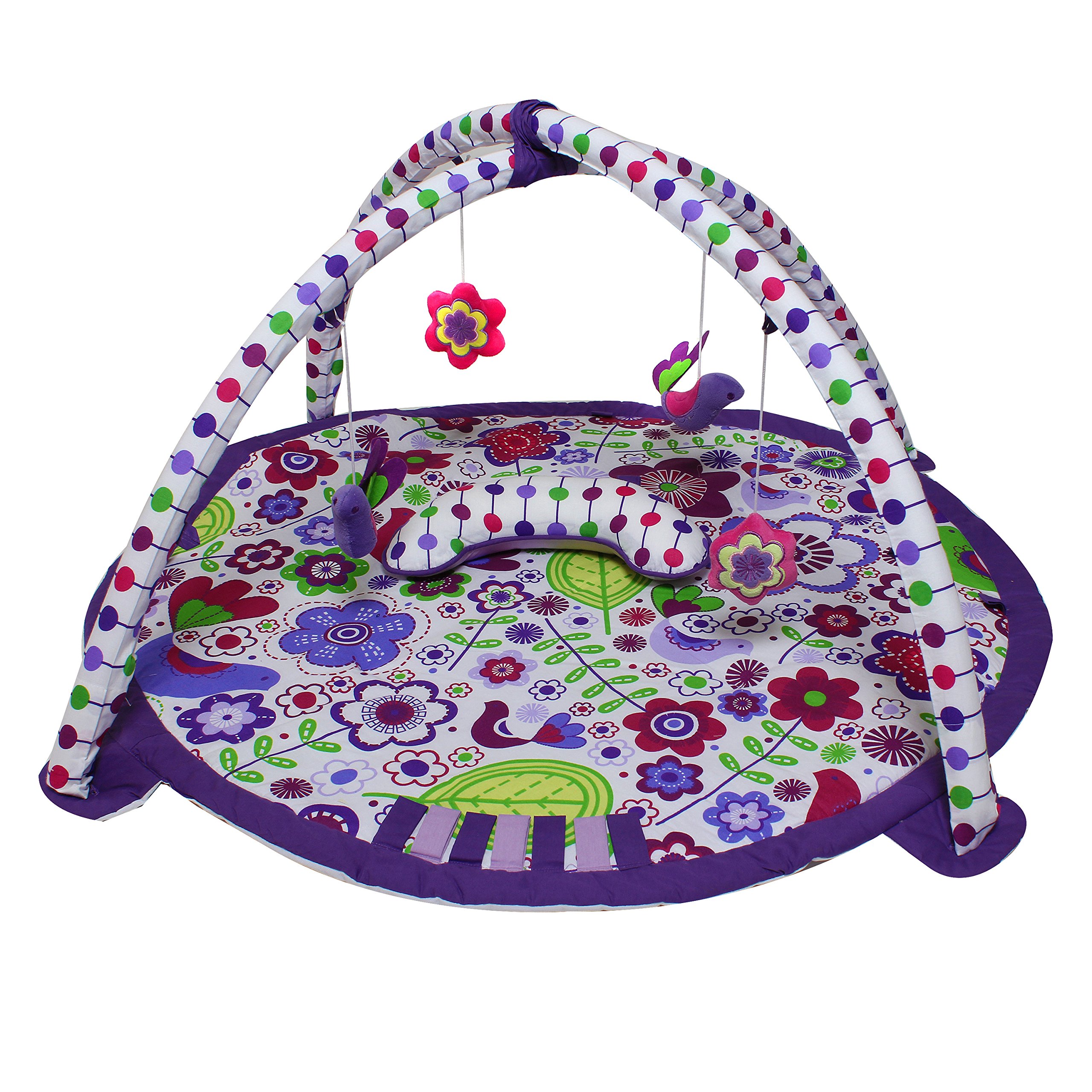 Bacati - Baby Activity Gyms & Playmats (Botanical Purple/Multi)