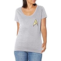 Fifth Sun Star Trek: The Original Series Engineer Badge Women's Short Sleeve Tee Shirt