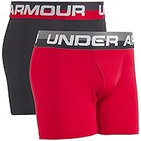 Under Armour Boys' Big Performance Boxer Briefs, Lightweight & Smooth Stretch Fit