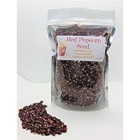 4 oz Red Popcorn Seed - Un Popped Kernels for Popping - Large Butterfly Popcorn- Versatile Product, Makes for a Delicious Snack or Family Fun Crafts! Works with Most Poppers. Country Creek LLC