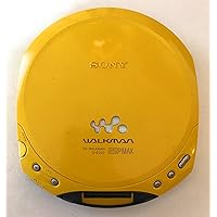 Sony D-E220 Portable CD Player Walkman Yellow with ESP MAX