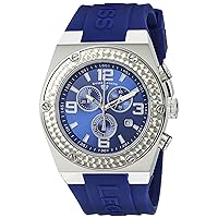 Men's 30025-03 Throttle Chronograph Blue Dial Watch