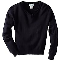 Classroom School Uniforms Big Kid Long Sleeve V-Neck Sweater 56702