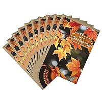 Hallmark Pack of Thanksgiving Cards, Close in Thought and Heart (10 Cards with Envelopes)
