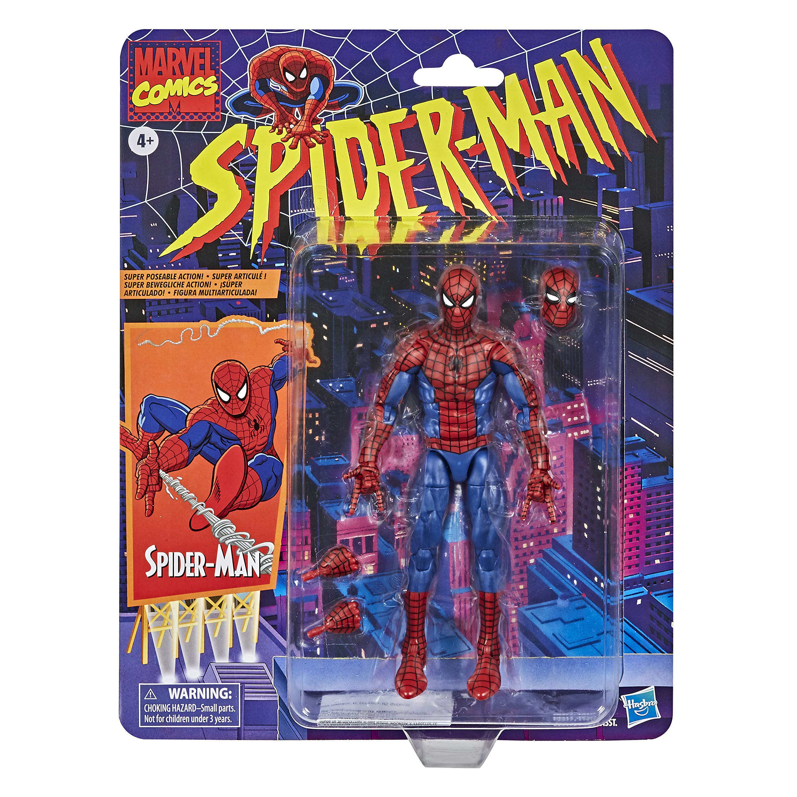 Mua Spider-Man Hasbro Marvel Legends Series 6-inch Collectible Action  Figure Toy Retro Collection trên Amazon Mỹ chính hãng 2023 | Fado