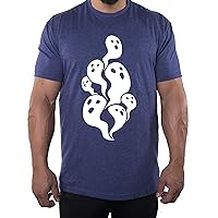 Ghosts Halloween Shirts, Men's Graphic Tees, Funny Halloween Shirts Mens