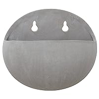 Amazon Brand – Rivet Rounded Wall Mount Planter, 6.25